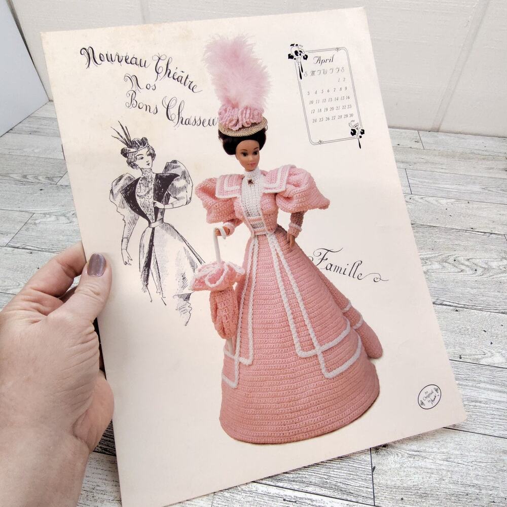 Gibson Girl Collection Crochet Annies Attic 7704 1993 Vtg Craft Booklet Patterns